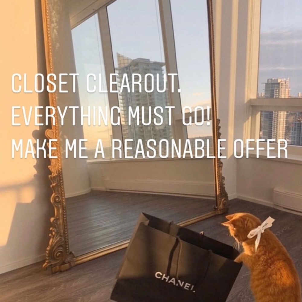 Closet sale- all items REDUCED! two days only